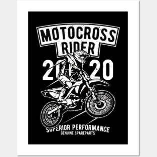 Motocross Rider Motorsport Event 2020 Posters and Art